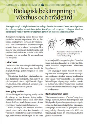 Faktablad 26 - Biologisk bekämpning