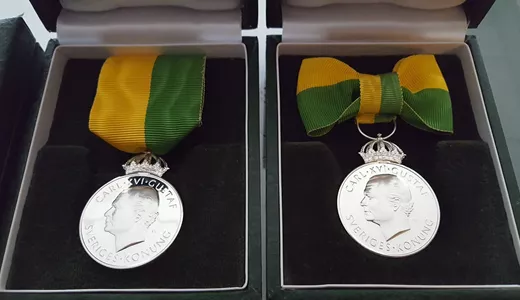 Kungliga Patriotiska Sällskapets medaljer